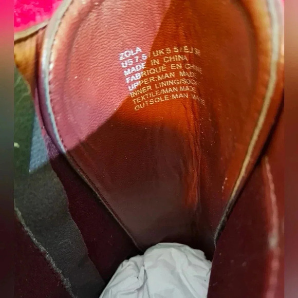 JUSTFAB  "Zola" burgundy booties NWOT - Picture 8 of 8